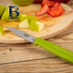 چاقو آشپزخانه با تیغه استیل و دسته چوب مدل 8235