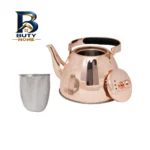 ست کتری و قوری نیکولو مدل دسته بالا گنجایش ۳ لیتر ۱ لیتر اصل