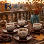 ست فنجان و نعلبکی ۸ پارچه ۴ نفره مدل موکا
