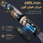 جارو شارژی و دمنده سویتو مدل ST-۶۶۹۹APlus اصل