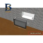 شومینه دیواری برقی بیستون مدل C.Z_۱۴۰_T_L۴.bs اصل