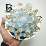چراغ هالوژن زد اف آر مدل کریستالی سه حالته کد 6880