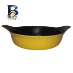 تابه چدن مدل Best با کفه دو جداره و در پیرکس