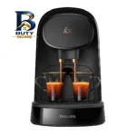اسپرسو ساز خانگی ۰.۸ لیتری فیلیپس مدل Lor Barista Sublime LM۹۰۱۲، تمام اتوماتیک با مصرف کپسول قهوه، مناسب تهیه اسپرسو، ریسترتو، لانگو و امریکانو، دارای دو عدد نازل قهوه اصل