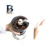 آسیاب دستی قهوه با تیغه سرامیکی قابل شست وشو و محفظه شیشه ای