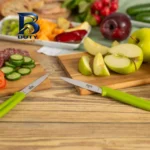 چاقو آشپزخانه با تیغه استیل و دسته پلاستیک کن ریکن مدل Paring