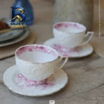 سرویس چای خوری ۱۲ پارچه ۶ نفره مدل dantella f شاهین
