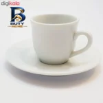 سرویس قهوه خوری ۶ پارچه شرکت صنایع چینی تقدیس مدل هتلی کد ۴
