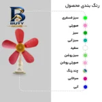 پنکه رومیزی مدل پنج پره کد 2012