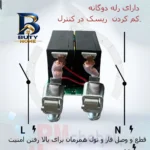 محافظ ولتاژ جریان آر ام شیبی مدل WTDZW-۶۳A/N۲ اصل