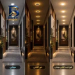 لوستر تک شاخه مدل 012 با طراحی زیبا