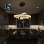 لوستر مدل دو حلقه مدرن اصل