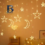 ریسه ال ای دی طرح ستاره و ماه نامنظم طول 2.5 متر