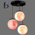 چراغ آویز مدل کره ماه اصل