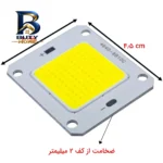 چیپ پرژکتور ال ای دی ۳۰ وات مدل ۳۰-۳۶V کد 600MA بسته ۶ عددی
