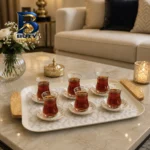سینی دسته دار پرفکت هوم مدل لوزی سایز ۴۰*۲۸ سانتی متر