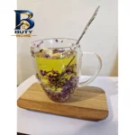 لیوان مدل دوجداره طرح گل کد MA۰۰۱ اصل