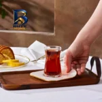 سرویس چای خوری ۱۲ پارچه کاراجا مدل Krem Retro