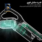 جارو شارژی عصایی درما مدل DX۷۰۰s با قدرت موتور ۶۰۰ وات، مخزن ۰.۸ لیتری، دسته ارگونومیک قابل تنظیم در حالت دستی و عصایی، سبک کم حجم برای نظافت آسان موثر اصل