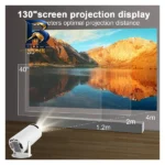 ویدئو پروژکتور مدل HY۳۰۰ PRO با رزولوشن ۱۲۸۰x۷۲۰|HD اصل