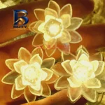 ریسه ال ای دی طرح گل نیلوفر آبی کد MD-۱۲۲ طول ۳.۵ متر اصل