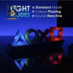 چراغ رومیزی طرح آیکون پلی استیشن 5 مدل Playstation Heritage