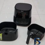 نمای جزئیات سرخ کن بدون روغن فیلیپس مدل 9270 با سه شاخ پرداخت و جزئیات مواد