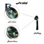 اسپرسوساز خانگی ۱۲۵۰ میلی لیتری مباشی مدل ECM ۲۰۲۶، با مصرف پودر قهوه، مناسب تهیه اسپرسو، کافه لاته و کاپوچینو، دارای ۲ عدد نازل سیستم گرم کردن فنجان اصل