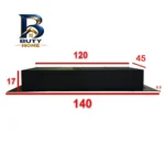 شومینه دیواری برقی بیستون مدل B.C_۱۴۰_T_L۴.bs اصل