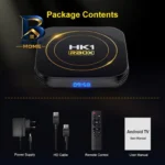 اندروید باکس مدل HK۱ RBOX ۶۴/۴GB به همراه کیبورد بی سیم اصل