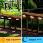 چراغ خورشیدی پارکی مدل Solar Deck بسته ۱۲ عددی