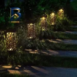 چراغ خورشیدی باغی مدل مکعب