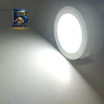 پنل ال ای دی 7 وات شاهچراغ مدل روژان طرح گرد روکار