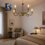 لوستر 6 شعله شاهان تک مدل ASA..B.G