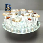 چراغ هالوژن زد اف آر مدل کریستالی سه حالته کد 6880
