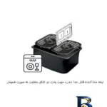 نمای کناری سرخ کن بدون روغن میگل مدل GAF 208 پروفایل و ساختار