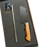ساطور آشپزخانه الماس زنجان مدل f-۱۶۰ به همراه چاقو تیزکن اصل