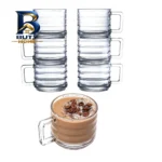لیوان پاشاباغچه مدل Bricks کد 55833 بسته شش عددی