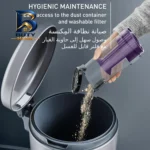 جارو شارژی عصایی تفال مدل TY۶A۳۵ با باتری لیتیوم یونی ۱۸ ولت، مکش ۳۰ ایر وات و حالت های خودکار ECO SURFACE، مجهز به ماشه BOOST شارژدهی ۴۵ دقیقه ای اصل