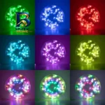 ریسه ال ای دی هوشمند بلوتوثی مدل فول کالر کد RGB IC usb 5v طول 10 متر