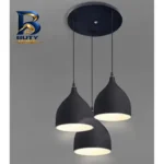 لوستر رایکا ۳ شعله مدل شیپوری کوتاه کد ROS۷۶۰ اصل