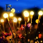 چراغ خورشیدی پارکی مدل شب تاب SP مجموعه 2 عددی