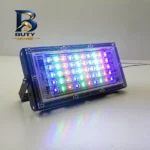پروژکتور 50 وات نوراک مدل RGB ریموات دار چند رنگ