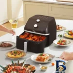 نمای جلو سرخ کن بدون روغن ۹ لیتری عرشیا مدل AF۱۳۰-۳۳۸۷ اصل طراحی و جزئیات کلیدی